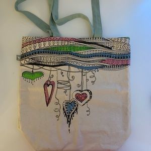 Dodo Bag Canvas Heart Tote